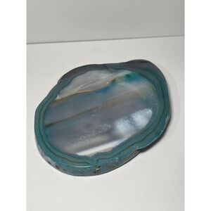 Beautiful Blue (dyed) Agate Slice/Slab
